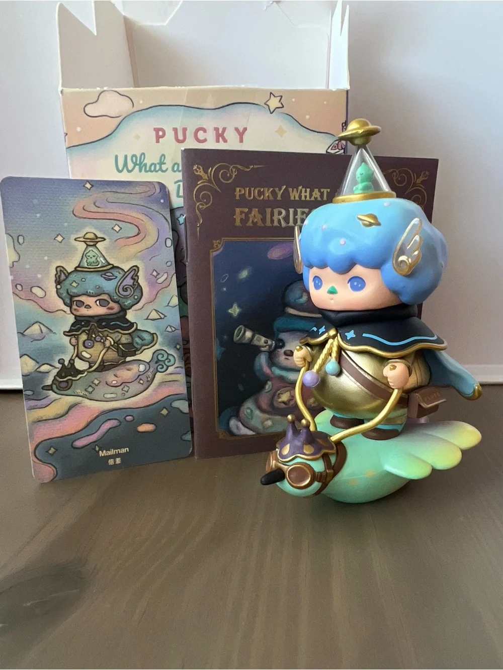 Pop Mart Pucky What are the Fairies Doing Figure - Mailman (new sealed bag)